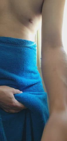 bwc tease towel gif
