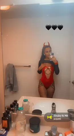 ass boobs costume tik-tok twerking gif