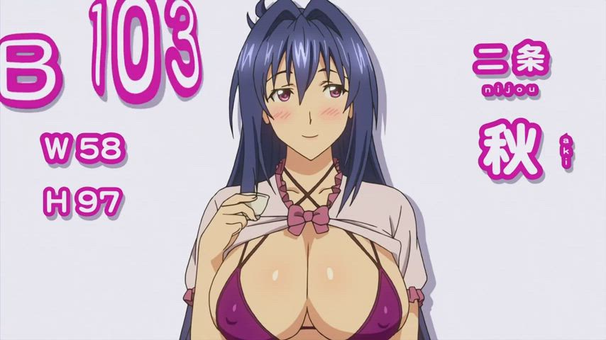 anime boobs bouncing tits gif