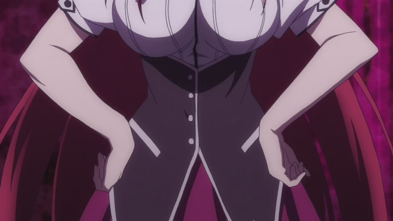 Anime Big Tits Redhead Tits gif