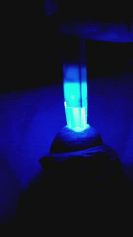 Blue Lighted Sounding (modified lighted chopstick)