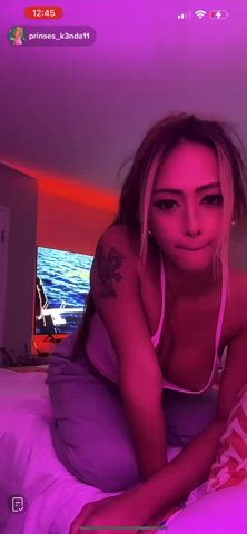 accidental boobs nipslip tiktok gif