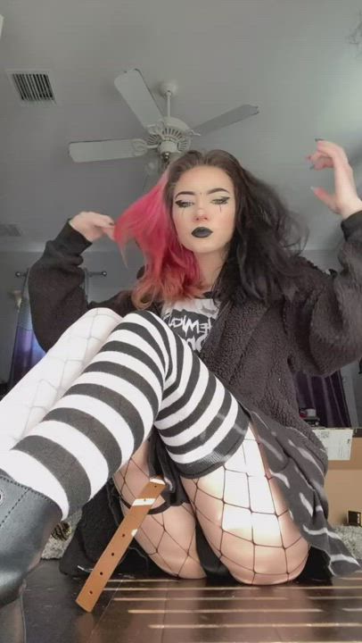 Alt Skirt TikTok Upskirt gif