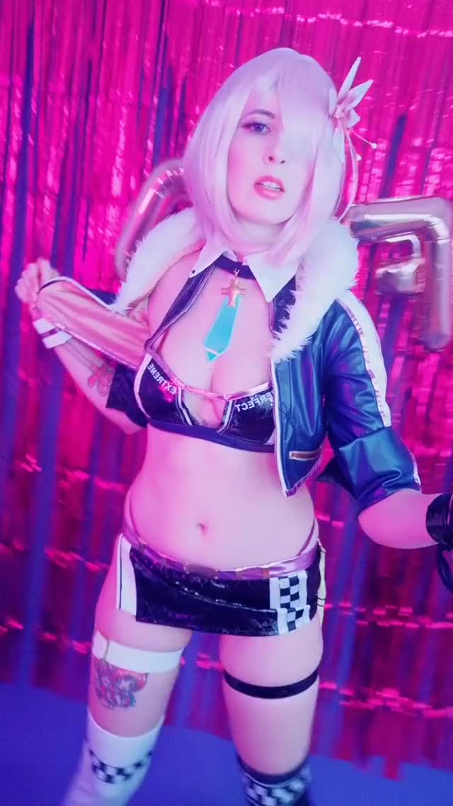 Mash Kyrielight racequeen erocosplay video, showing you her panties ~ Kerocchi