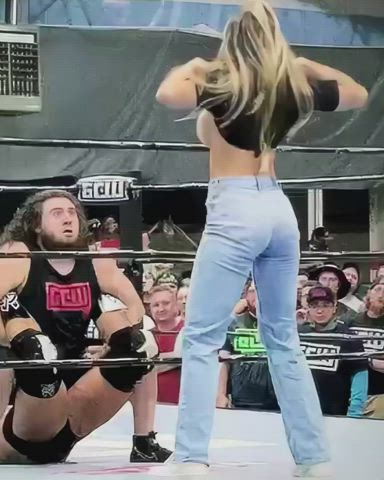 big tits celebrity wrestling gif