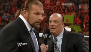 HHH Punches Heyman