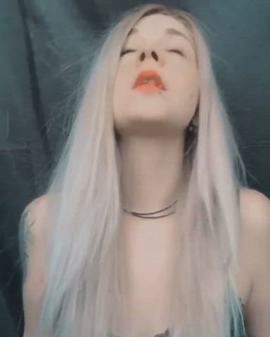 Ahegao Spit Tongue Fetish gif