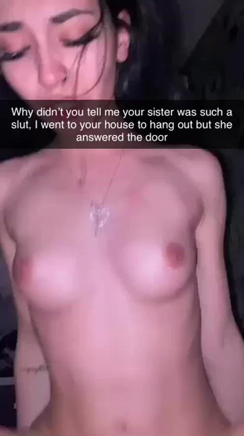 Your friend discovered your sisters horny nature