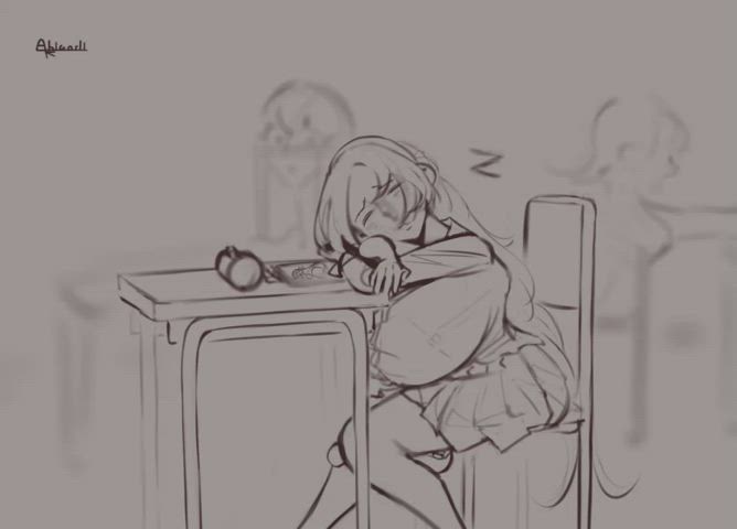 Wet dream animation sketch (AbigorLi)