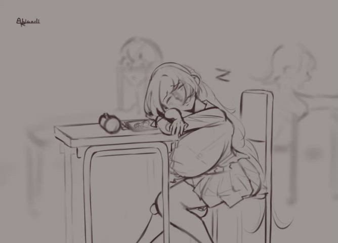 Wet dream animation sketch (AbigorLi)