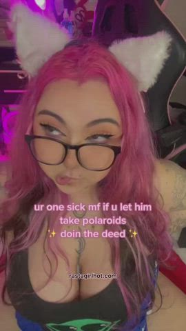 amateur big tits boobs gamer girl teen tiktok tits titty drop titty fuck gif