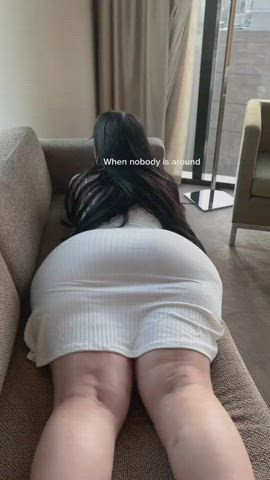 Arab Big Ass Curvy Jiggling Tease Thick TikTok gif