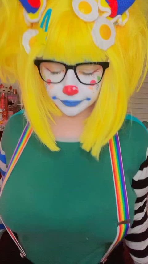 clown clown girl cute gif