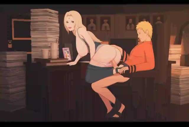 Tsunade helping Naruto in his 'hard' times....