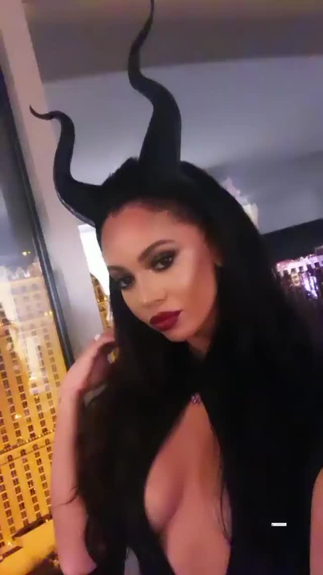Vanessa Morgan IG BDSM Maleficent 1