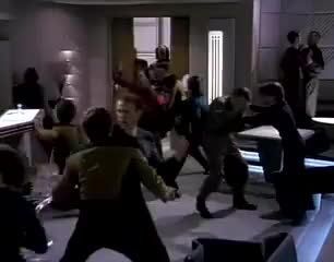 TNG Fight in Ten Forward #1 (Sarek)