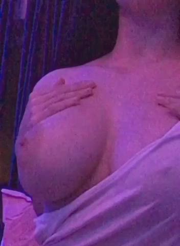 big tits bouncing tits purple bitch russian tits white girl worship gif