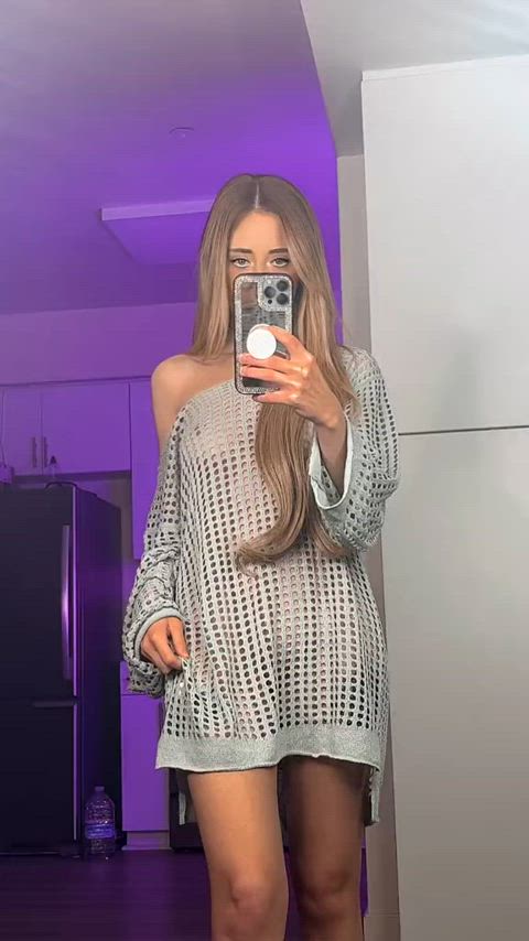 boobs flashing nipples nipslip see through clothing tiktok r/tiktits gif