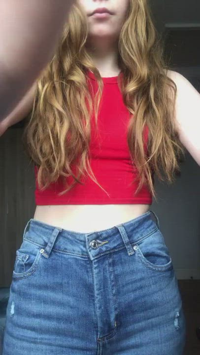 Dress Jeans Redhead gif