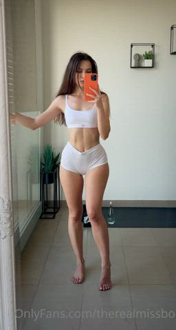 Booty Mirror Stranger gif