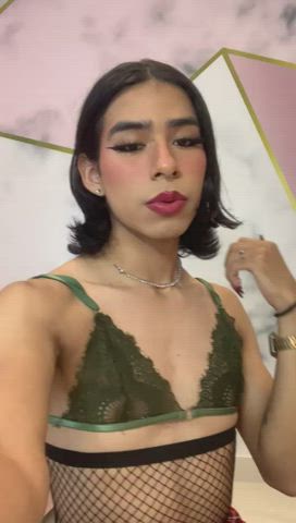dancing gay latina lingerie trans gif