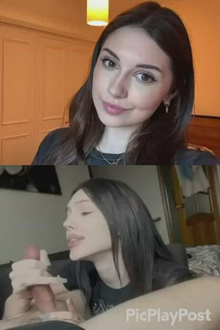 blowjob exposed handjob split screen porn r/splitscreenedits gif