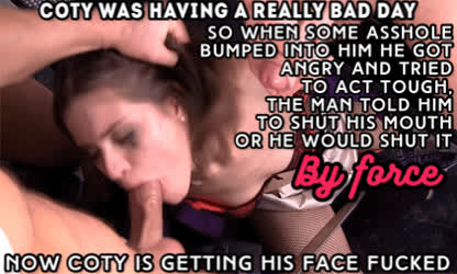 Face Fuck Sissy Submission gif