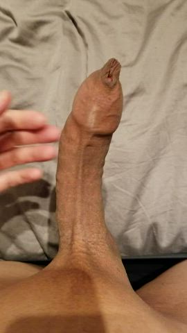 Cock Foreskin Jerk Off Masturbating Uncut gif