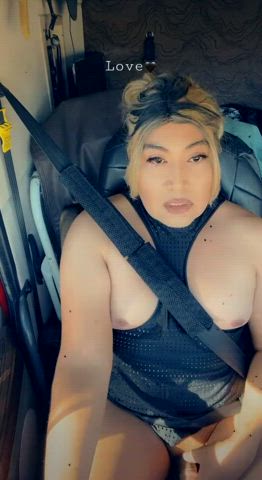 Tits &amp; Yum_Yum out for a drive