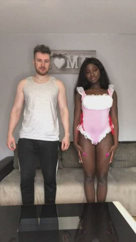 ebony interracial riding tiktok gif