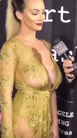 Boobs Dress Pornstar gif