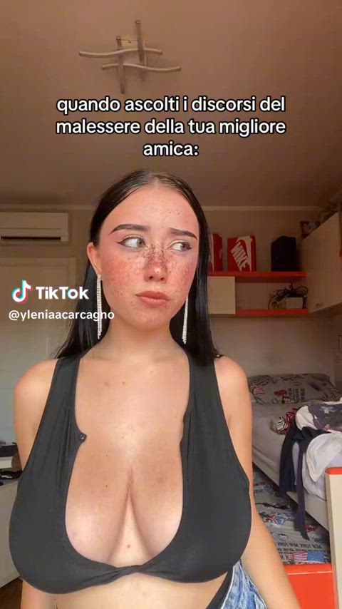 big tits italian teen gif