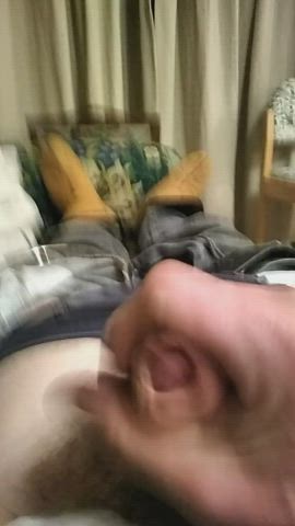 [71] spur of the moment jack with cock close up an cum towards camera