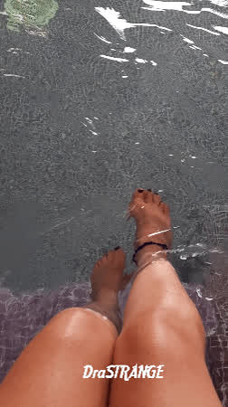 foot fetish legs watersports gif