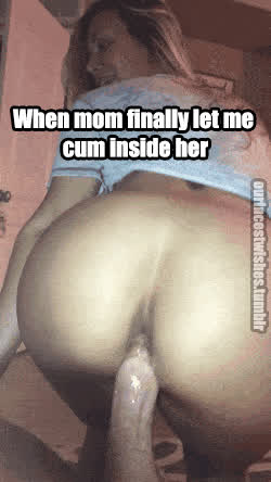 big dick bouncing caption creampie mom pov taboo tight pussy gif