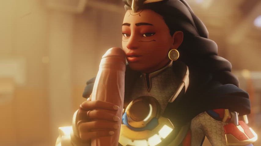 3d animation big dick licking precum rule34 thick cock gif