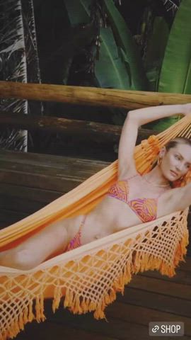 bikini candice swanepoel model natural tits small tits gif