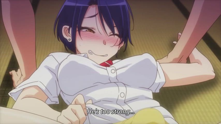 anime big tits groping hentai rubbing schoolgirl teen virgin virginity gif