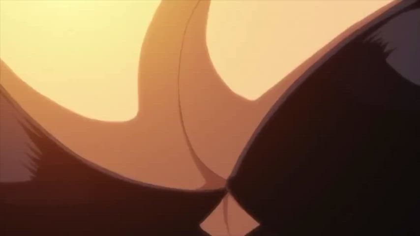 animation anime boobs breast sucking breastfeeding hentai tits titty drop gif