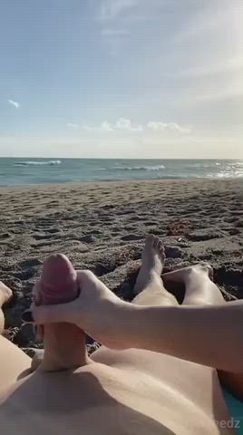 Passing time at the beach