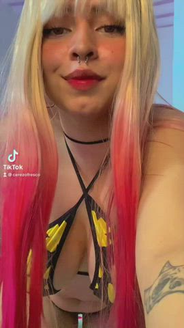 ass asshole big ass big tits cosplay cute onlyfans tiktok gif