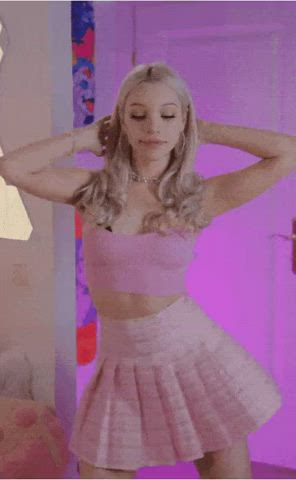 blonde sex skirt gif