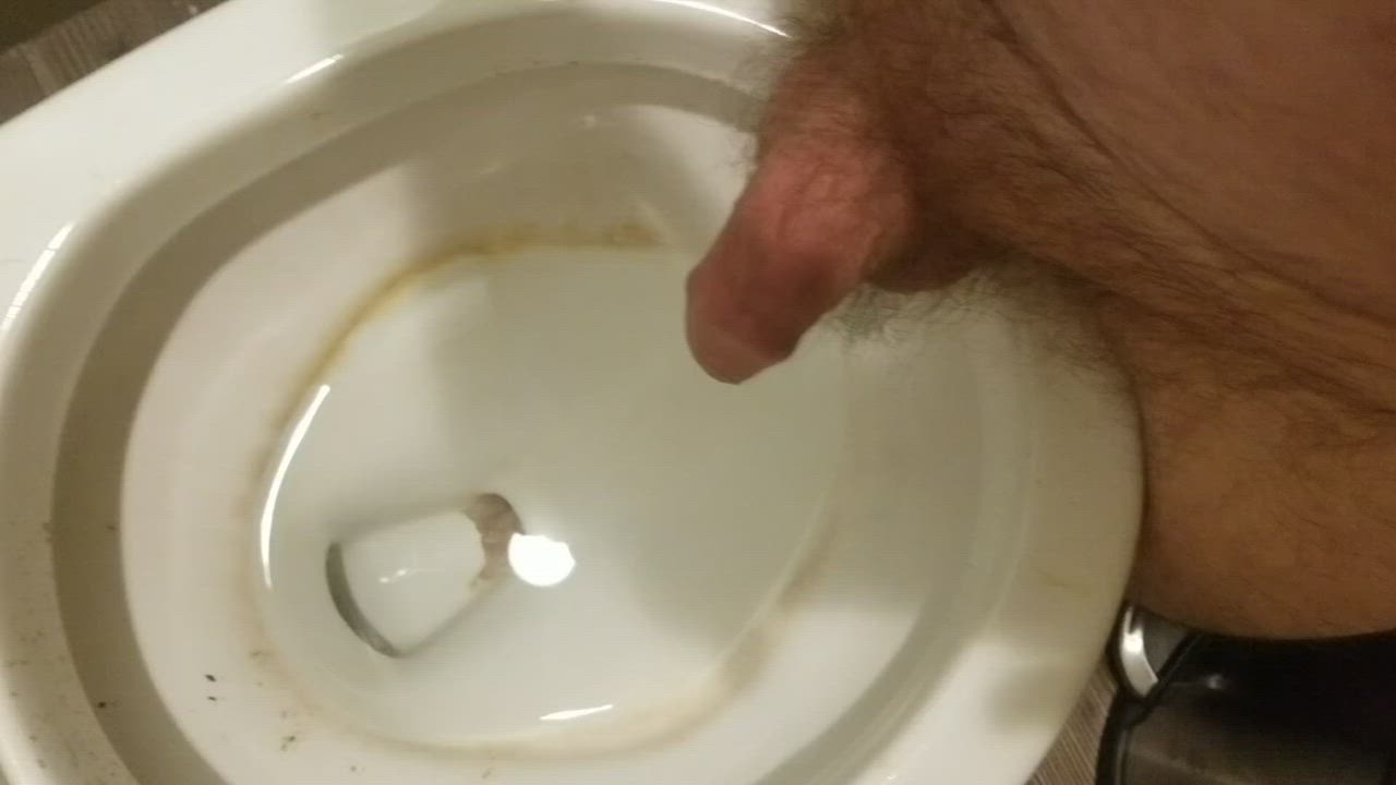 Cock Hairy Peeing gif
