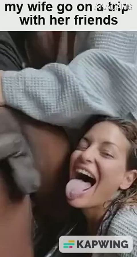bbc deepthroat selfie sharing teasing threesome white girl gif