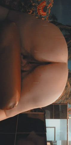 ass bbw bending over big ass chubby fingering pussy pussy lips gif