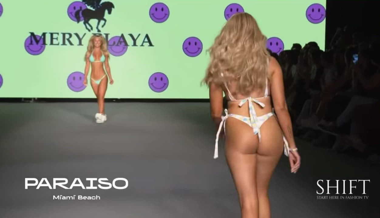 Ass Bouncing Tits Thong gif