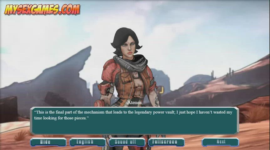 Borderlands Porno - You are fucking the gorgeous Athena. She is on a very important