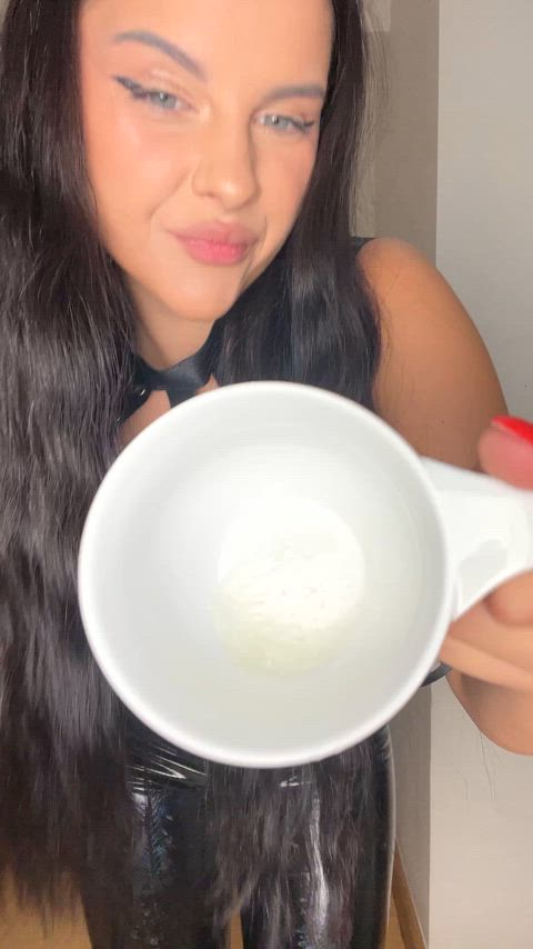 If i make you cum into this cup, would you eat it after?