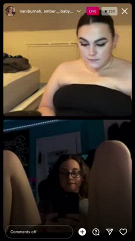 Nani and amber titty flash from few days ago