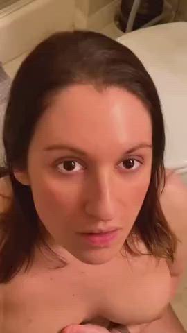 facial girlfriend masturbating sensual gif